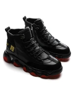 Ghete Barbati din piele naturala 1006-8 BLACK | ADVANCER