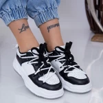 Ženski športni copati XJ16 Črna-Bela | Mei