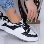 Ženski športni copati XJ16 Črna-Bela | Mei