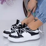 Ženski športni copati XJ16 Črna-Bela | Mei