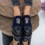 Ženski casual čevlji H29 Temno Modra | Fashion