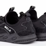 Moški casual čevlji 7087 Črna | Mels