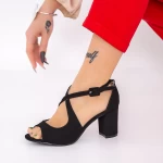Ženski sandali z debelo peto YXD18 Črna | Mei