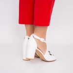 Ženski sandali z debelo peto YXD18 Bela | Mei
