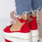 Ženske sandale HXS50 Rdeča | Mei