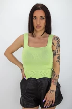 Ženska majica brez rokavov HM01 Svetlo Zelena | Fashion
