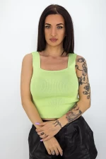 Ženska majica brez rokavov HM02 Svetlo Zelena | Fashion