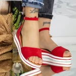 Ženske sandale PT23A Rdeča | Mei