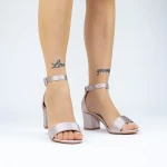 Ženski sandali z debelo peto 2XKK572 Siva | Mei