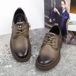 Moški čevlji iz naravnega usnja 806003 Siva | Mels