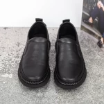 Moški čevlji iz naravnega usnja HT8215 Črna | Mels