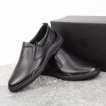 Moški čevlji iz naravnega usnja W2300 Črna | Mels