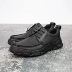 Moški čevlji iz naravnega usnja B32323 Črna | Mels