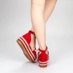 Ženski casual čevlji s platformo FS3 Rdeča | Mei