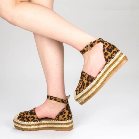 Ženski casual čevlji s platformo FS3 Leopard | Mei