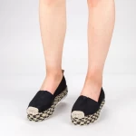Ženski casual čevlji s platformo BL00029 Črna | Botinelli