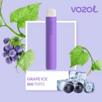 Elektronska nargila za enkratno uporabo STAR800 Grape Ice | Vozol
