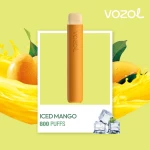 Elektronska nargila za enkratno uporabo STAR800 Iced Mango | Vozol