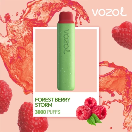 Elektronska nargila za enkratno uporabo STAR3000 Forest Berry Storm | Vozol