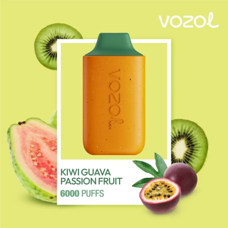 Elektronska nargila za enkratno uporabo STAR6000 Kiwi Guava Passion Fruit | Vozol