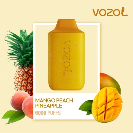 Elektronska nargila za enkratno uporabo STAR6000 Mango Peach Pineapple | Vozol