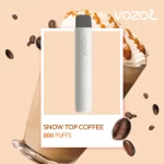 Elektronska nargila za enkratno uporabo STAR800 SNOW TOP COFFEE | VOZOL