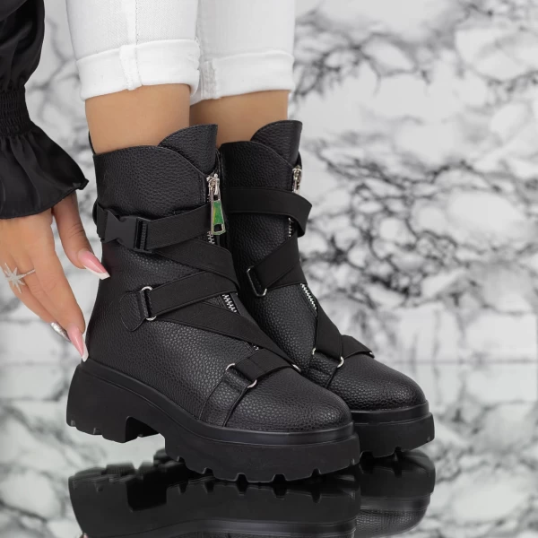 Ženski gležnjarji 2MX502 Črna | Mei