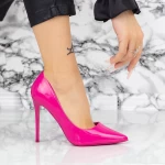 Stiletto čevlji 2YZ1 Roza Zlata | Mei