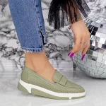 Ženski casual čevlji 2KM1 Zelena | Mei