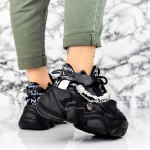 Ženski športni copati s platformo 998 Črna | Mei