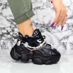 Ženski športni copati s platformo 998 Črna | Mei