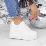 Ženski športni copati s platformo 2SZ6 Bela | Mei