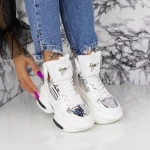 Ženski športni copati s platformo K08 Bela | Mei