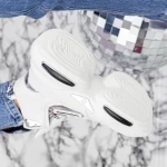 Ženski športni copati s platformo K08 Bela | Mei