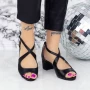 Ženski sandali z debelo peto YXD20A Črna | Mei