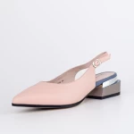 Čevlji z debelo peto K1670-61A Roza | Jose Simon