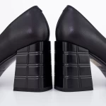 Čevlji z debelo peto K4321-3667A Črna | Jose Simon