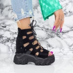 Ženski sandali s platformo 2WH1 Črna | Mei