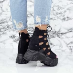 Ženski sandali s platformo 2WH1 Črna | Mei