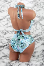 Ženski 2-delni kopalka F56-2 Modra | Meina