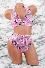 Ženski 2-delni kopalka F56-2 Roza | Meina