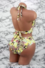 Ženski 2-delni kopalka F56-2 Rumena | Meina