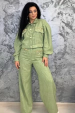 Ženska jakna CHJ5255 Zelena | Kikiriki