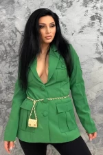Ženska jakna V518 Zelena | Kikiriki