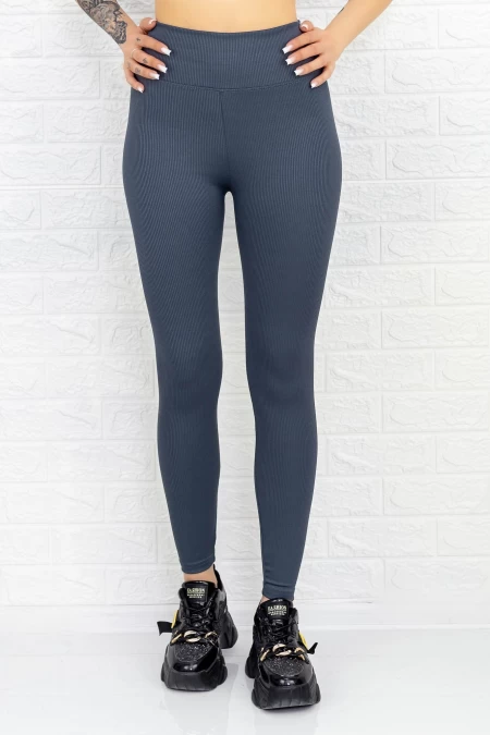 Ženske hlačne nogavice HC44 Temno Siva | Fashion