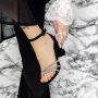 Ženski sandali z debelo peto 2XKK28 Črna | Mei