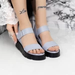 Ženski sandali s platformo 2KM7 Modra | Mei