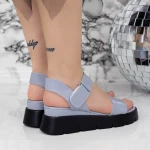 Ženski sandali s platformo 2KM7 Modra | Mei