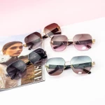Ženska sončna očala 2020-305 Zelena | Fashion