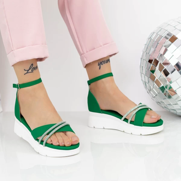 Ženske sandale 2HXS12 Zelena | Mei